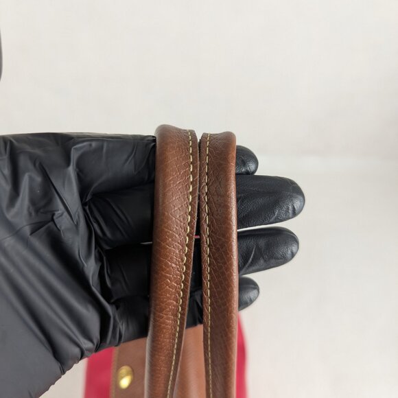 Authentic Longchamp Le Pliage Nylon Pink Tote Shoulder Bag Made in China. - Picture 9 of 15